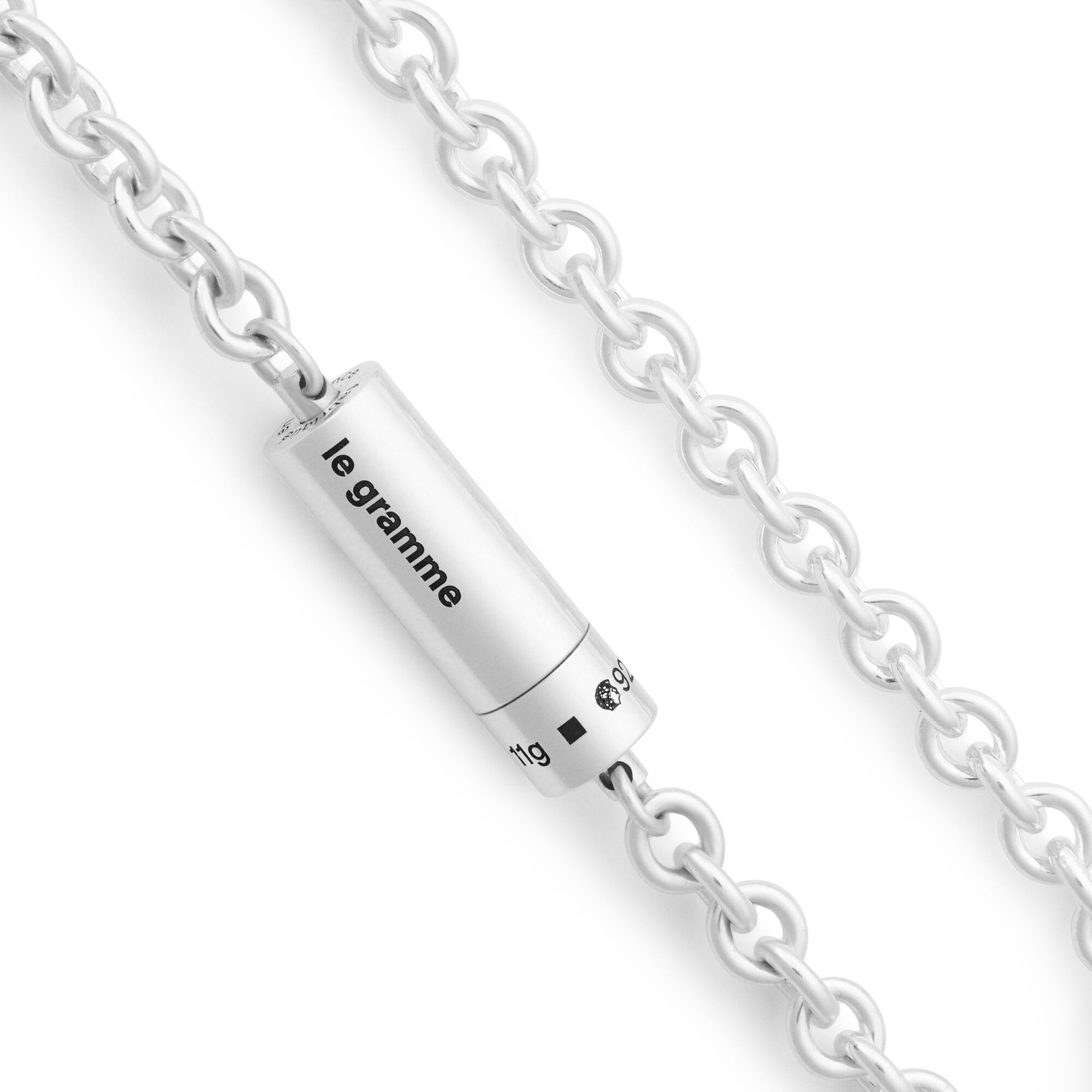 7g Brushed Silver Ribbon Bracelet | le gramme
